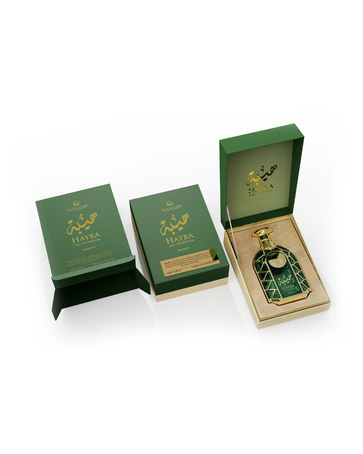 Le Falcone Niche Hayba Majesty Eau de Parfum is a long-lasting perfume for men. A pour homme EDP made in Dubai, UAE