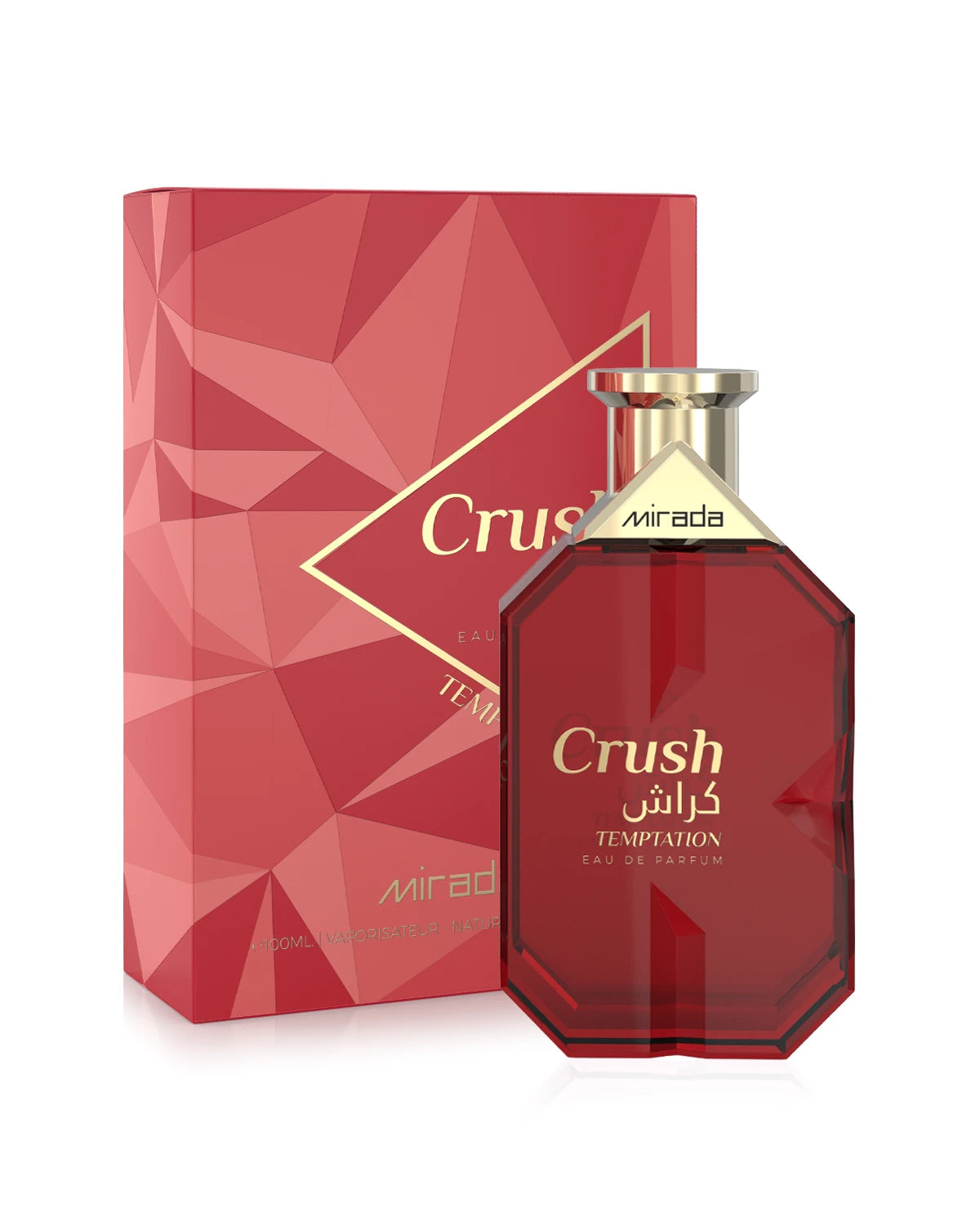 Mirada Crush Temptation Eau de Parfum is a long-lasting perfume for women. A pour femme EDP made in Dubai, UAE