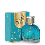 Sahari Al Mas Turquoise Eau de Parfum for woman and men. A unisex perfume made in Dubai, UAE