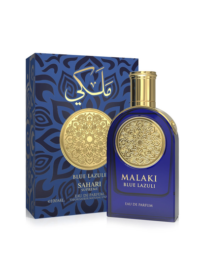 Sahari Malaki Blue Lazuli Eau de Parfum for woman and men. A unisex perfume made in Dubai, UAE