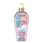Verdi Cotton Candy Body Mist for women and men. A long lasting exotic body splash with a touch of sweetness. Crafted to leave you feeling effortlessly elegant all day long. Made in Dubai, UAE