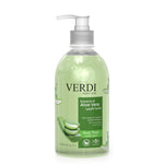 Verdi Extracts of Aloe Vera Body Wash for women and men. Infused with vitamin B5, vitamin E, and skin moisturizers. Enriched with natural extracts of aloe vera gel. For people with oily, dry, and sensitive skin. Made in Dubai, UAE.