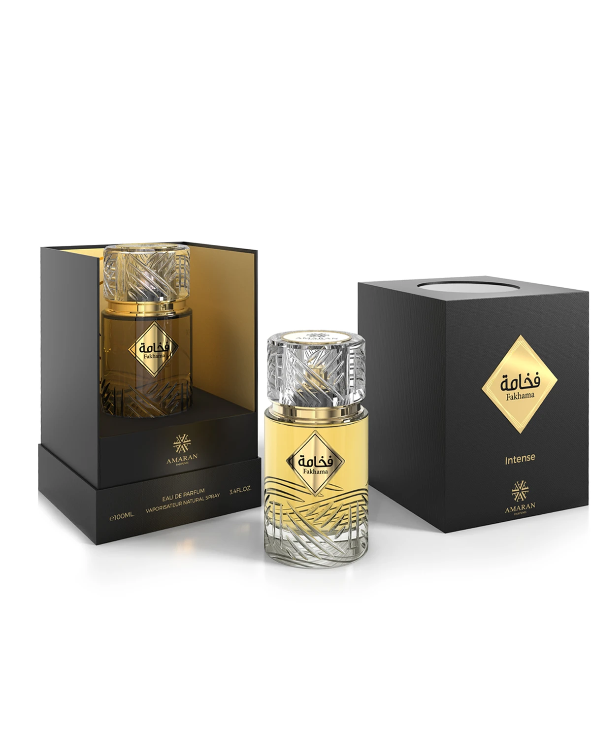 Amaran Fakhama Intense Eau de Parfum for woman and men. A unisex perfume made in Dubai, UAE