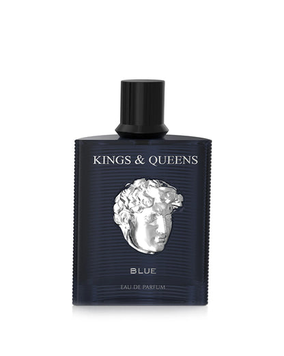 Amaran Kings & Queens Blue Eau de Parfum is a long lasting perfume for men. A pour homme EDP made in Dubai, UAE