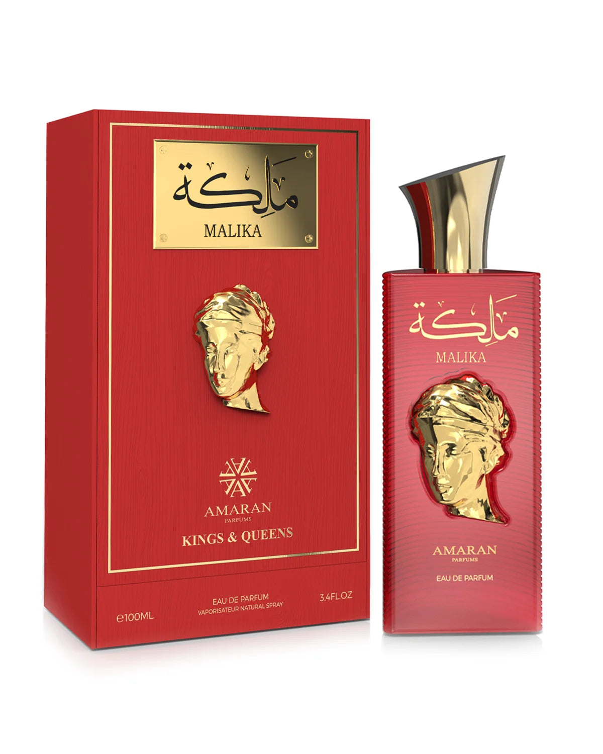 Amaran Kings & Queens Malika Eau de Parfum is a long-lasting perfume for women. A pour femme EDP made in Dubai, UAE