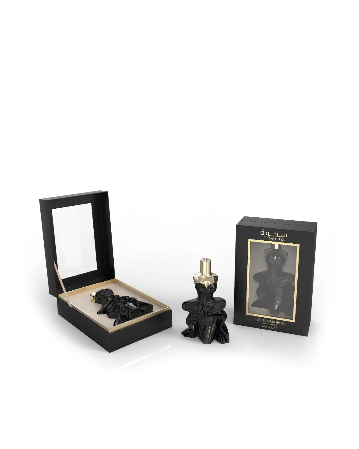 Amaran Sahriya Black Wardrobe Eau de Parfum is a long-lasting perfume for women. A pour femme EDP made in Dubai, UAE