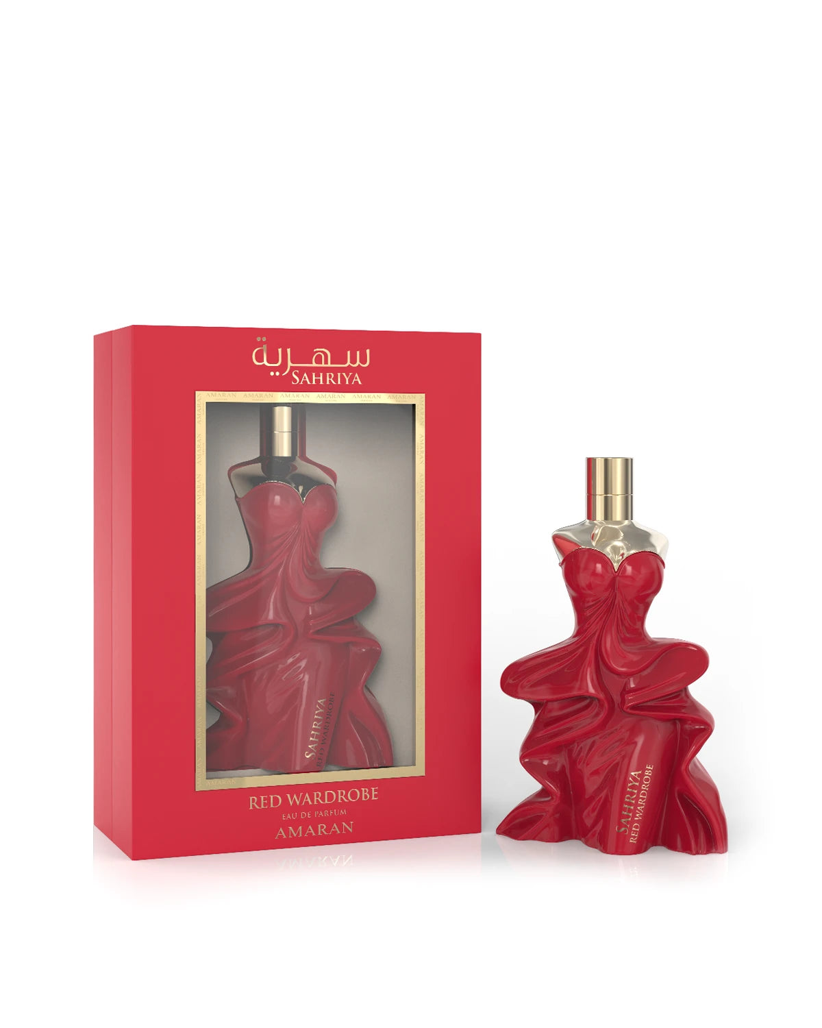 Amaran Sahriya Red Wardrobe Eau de Parfum is a long-lasting perfume for women. A pour femme EDP made in Dubai, UAE