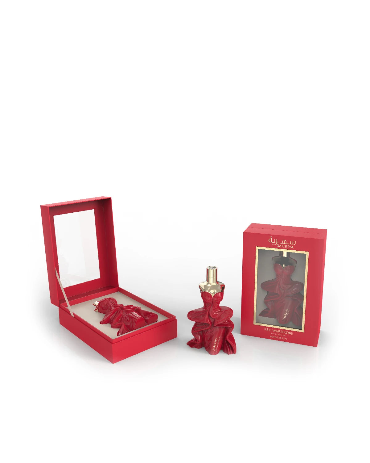 Amaran Sahriya Red Wardrobe Eau de Parfum is a long-lasting perfume for women. A pour femme EDP made in Dubai, UAE