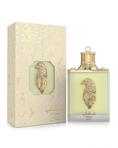 Amaran Uqab Rihla Eau de Parfum for woman and men. A unisex perfume made in Dubai, UAE