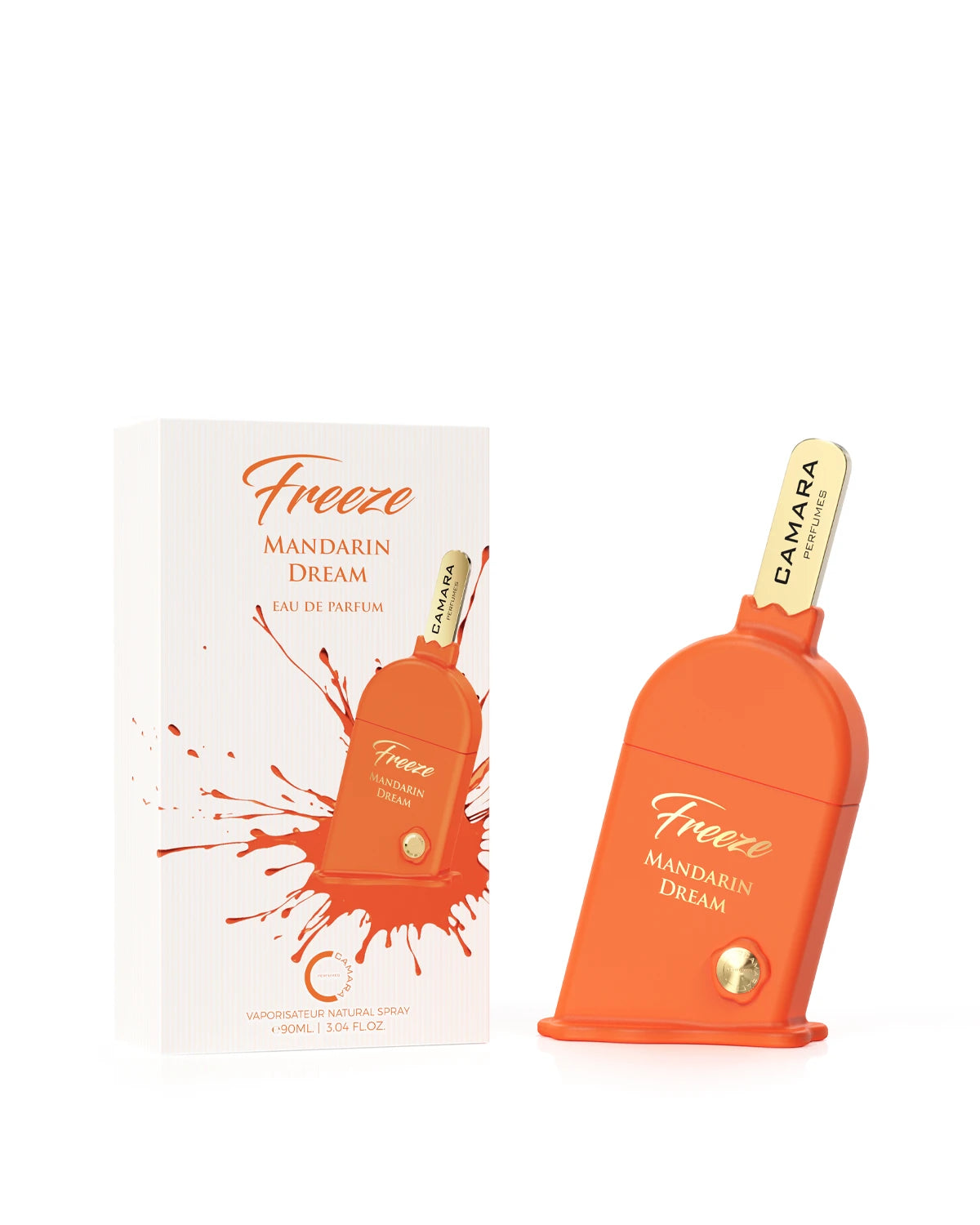 Camara Freeze Mandarin Dream Eau de Parfum for women and men. A unisex perfume made in Dubai, UAE