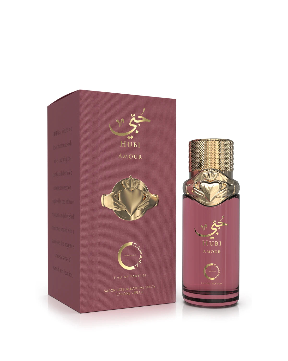Camara Hubi Amour Eau de Parfum for woman and men. A unisex perfume made in Dubai, UAE
