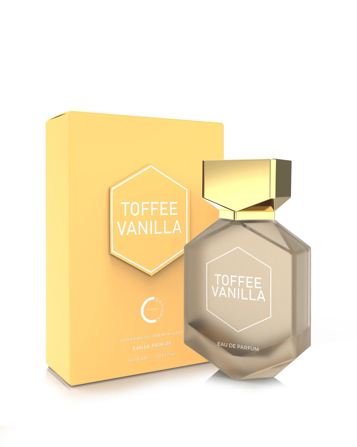 Camara Toffee Vanilla Eau de Parfum for woman and men. A unisex perfume made in Dubai, UAE