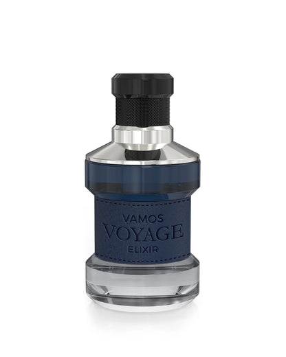 Camara Vamos Voyage Elixir Eau de Parfum is a long lasting perfume for men. A pour homme EDP made in Dubai, UAE
