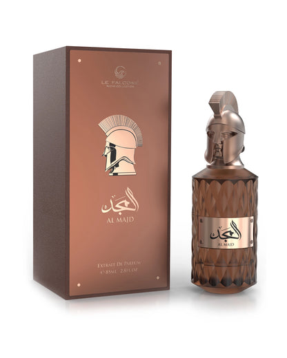 Le Falcone Niche Al Majd Extrait de Parfum for woman and men. A unisex perfume made in Dubai, UAE