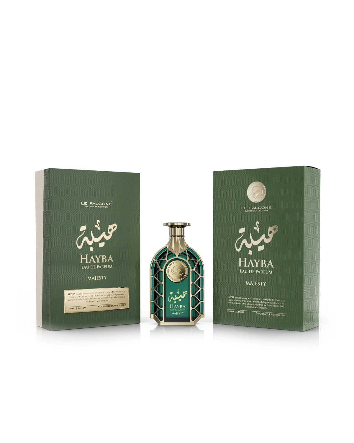 Le Falcone Niche Hayba Majesty Eau de Parfum is a long-lasting perfume for men. A pour homme EDP made in Dubai, UAE