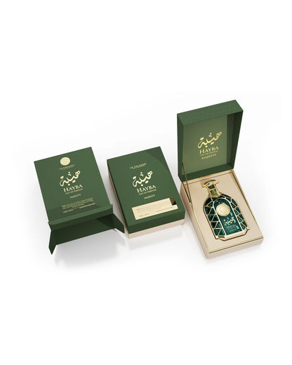 Le Falcone Niche Hayba Majesty Eau de Parfum is a long-lasting perfume for men. A pour homme EDP made in Dubai, UAE