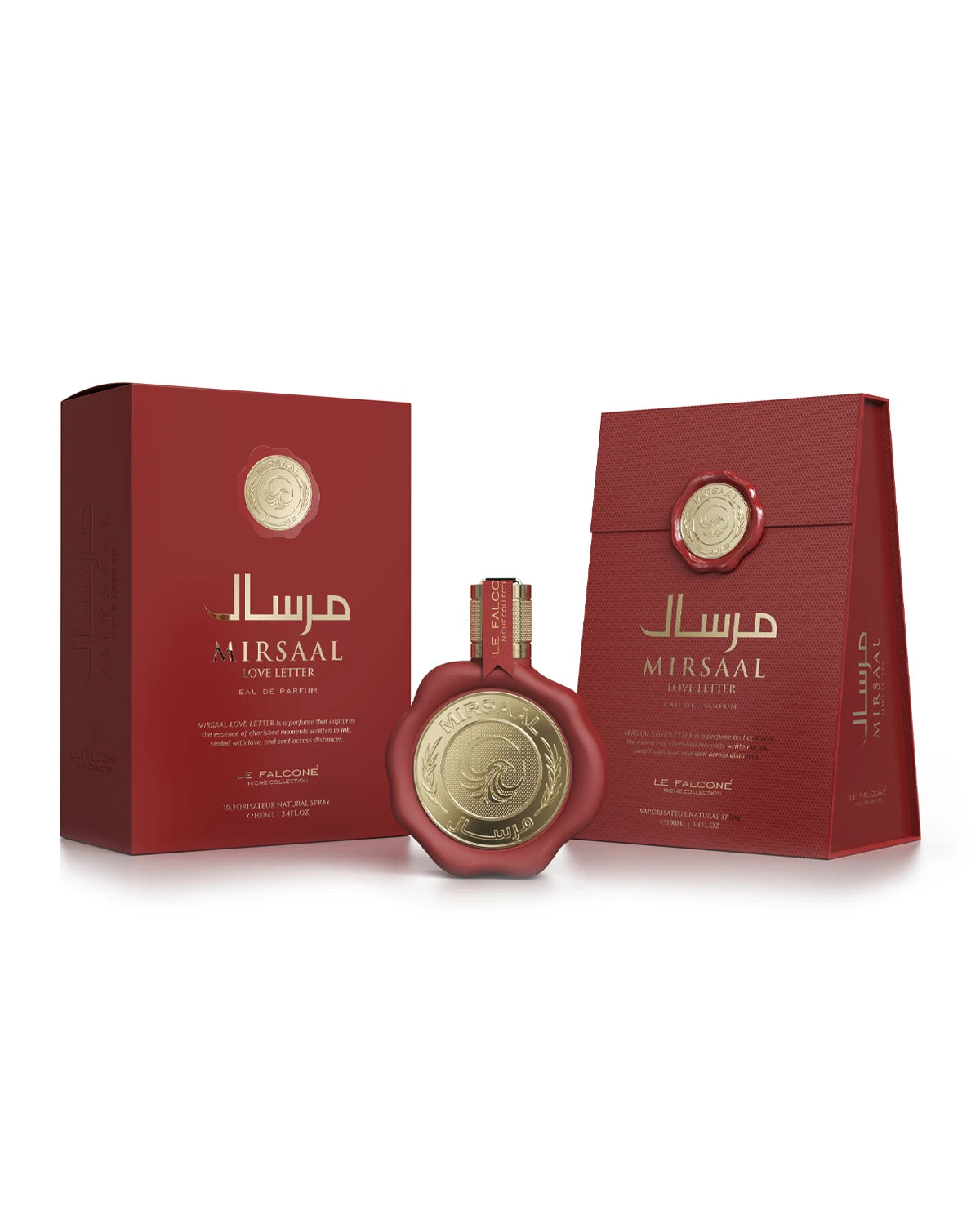 Le Falcone Niche Mirsaal Love Letter Eau de Parfum for woman and men. A unisex perfume made in Dubai, UAE