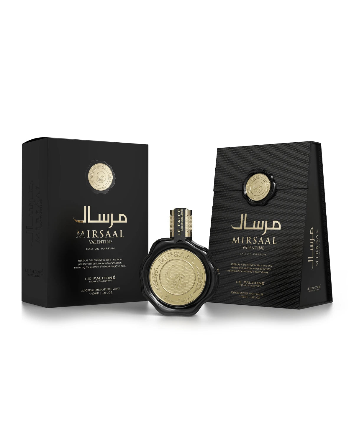 Le Falcone Niche Mirsaal Valentine Eau de Parfum for woman and men. A unisex perfume made in Dubai, UAE