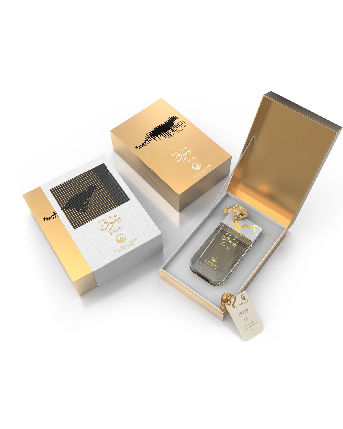 Le Falcone Shouq Eau de Parfum is a long lasting perfume for women. A pour femme EDP made in Dubai, UAE