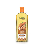Petrova Almond Hair Oil for women and men. Infused with natural extracts, benefits of almond, essential oils, and vitamin E. A high-quality hair oil that nourishes and repairs damaged hair. For people with dry and damaged hair. Almond oil hair. Cosmo hair oil. Made in Dubai, UAE.