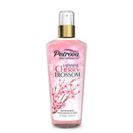 Petrova Cherry Blossom Body Mist for women and men. A long-lasting fragrance spray. Crafted to leave you blooming all day long. Body mist victoria secret. Body mist uae. Best body mist. Body mist perfume. Body mist for men. Made in Dubai, UAE.