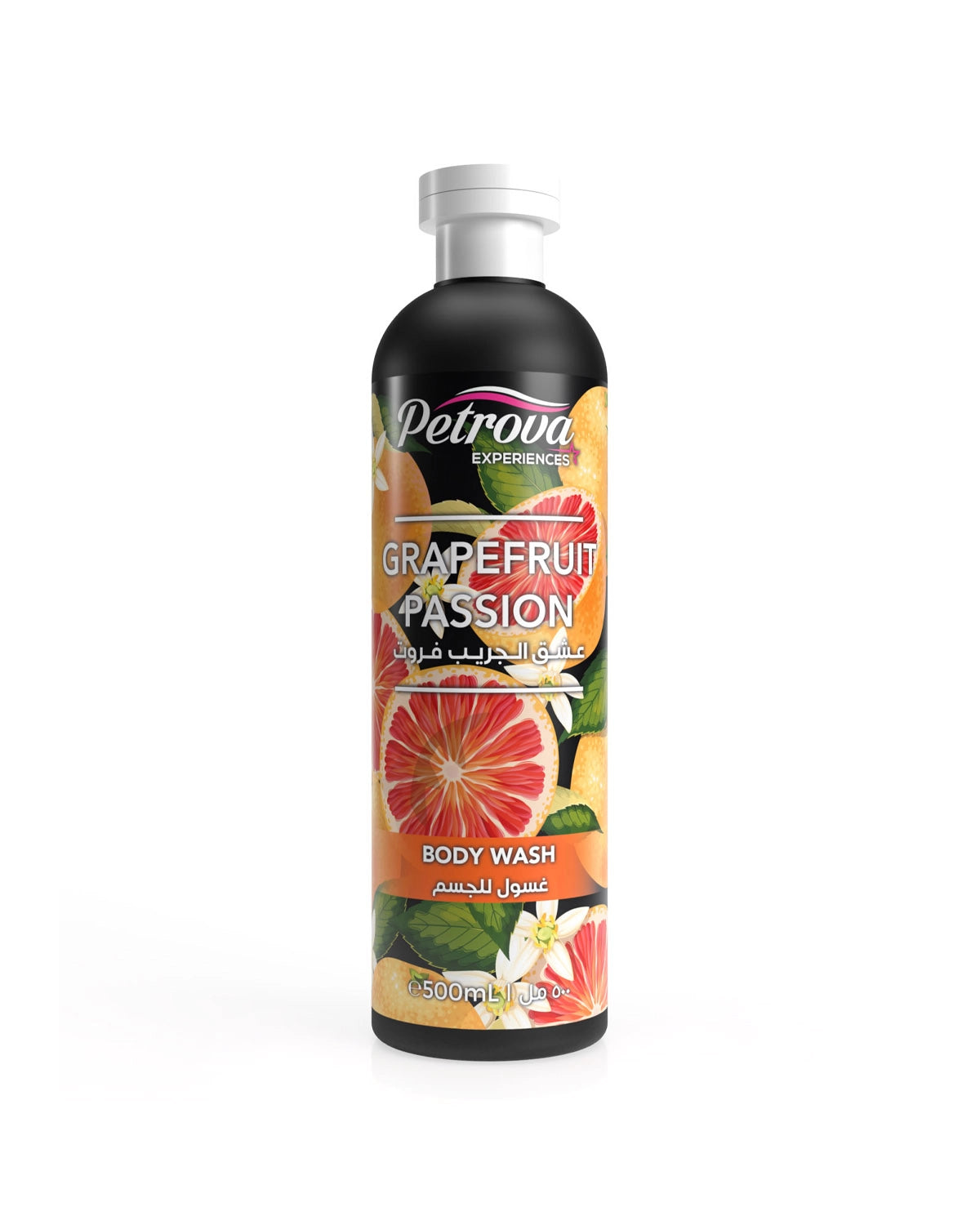 Petrova Grapefruit Passion Body Wash for women and men. Body wash dubai. Body Wash for women. Body Wash for men. Best body wash. Cosmo Body wash. Shower Gel uae. Best Body Wash in dubai. Shower gel dubai. Shower gel for men. Shower gel for women.