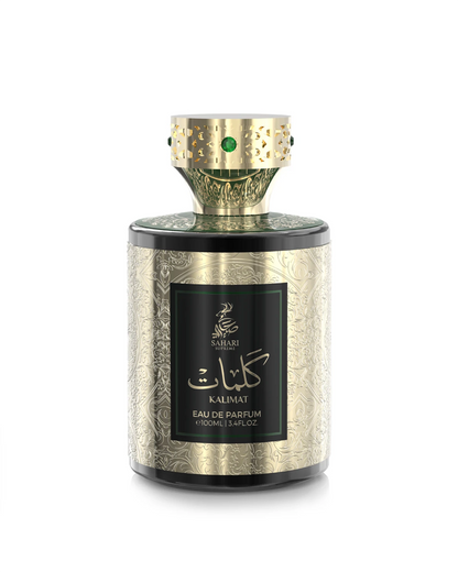 Sahari Kalimat Eau de Parfum for woman and men. A unisex perfume made in Dubai, UAE