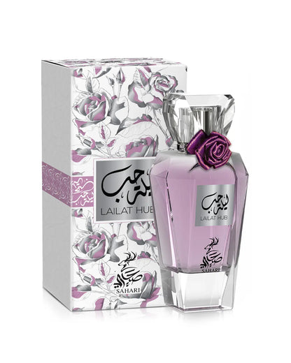 Sahari Lailat Hub Eau de Parfum for woman and men. A unisex perfume made in Dubai, UAE