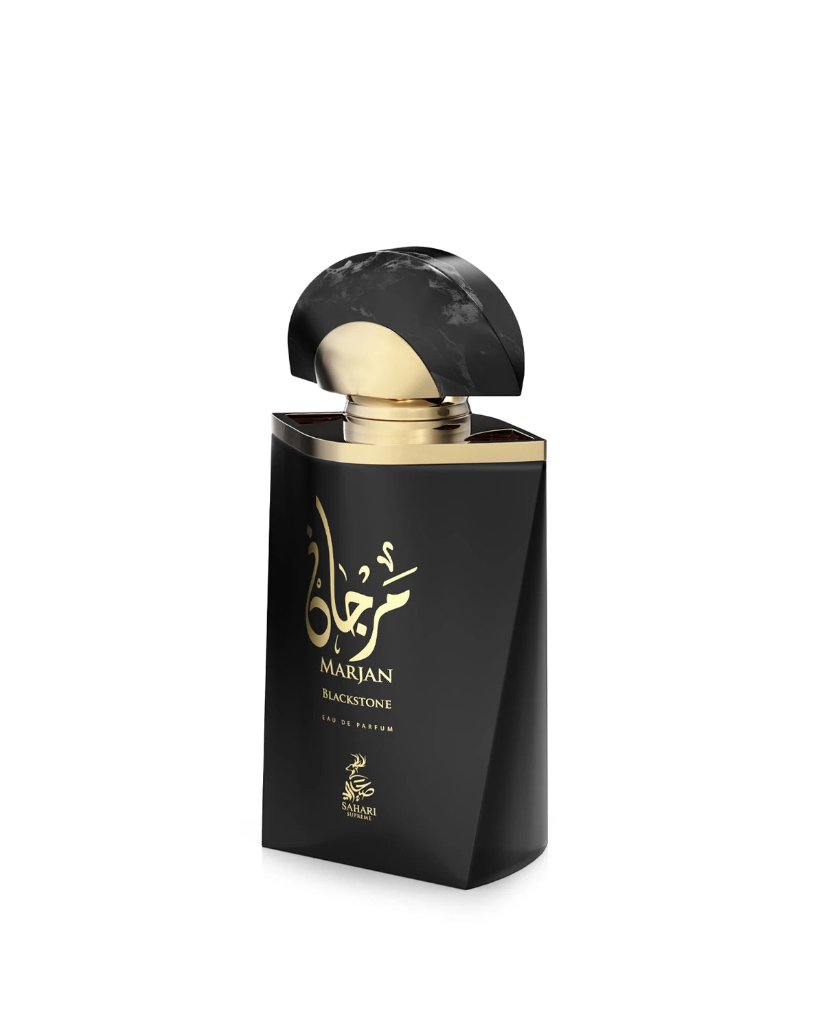 Sahari Marjan Blackstone Eau de Parfum is a long-lasting perfume for men. A pour homme EDP made in Dubai, UAE
