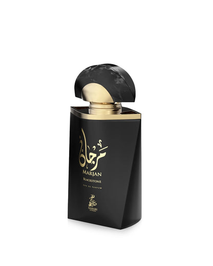 Sahari Marjan Blackstone Eau de Parfum is a long-lasting perfume for men. A pour homme EDP made in Dubai, UAE