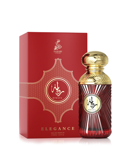 Sahari Riwaya Elegance Eau de Parfum for woman and men. A unisex perfume made in Dubai, UAE