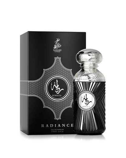Sahari Riwaya Radiance Eau de Parfum for woman and men. A unisex perfume made in Dubai, UAE