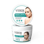 Verdi Beauty Cream for women and men. Infused with natural extracts and Paraben-free formula. Provides a natural brightness, younger-looking complexion, and glowing skin. Best beauty cream for face. Excellent for all skin types, especially for people with dry skin and sensitive skin. Made in Dubai, UAE.