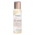 Verdi My Story Le Parfum Cheveux for women and men. A long lasting enchanting hair fragrance infused with almond oil and natural extracts. A unisex hair mist made in Dubai, UAE.