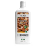 Verdi Argan Oil Nourishing Shampoo for women and men. Infused with the benefits of smooth argan oil and natural extracts. Nourishes while strengthening hair strands. Protects hair. Protects against hair fall. Made in Dubai, UAE.